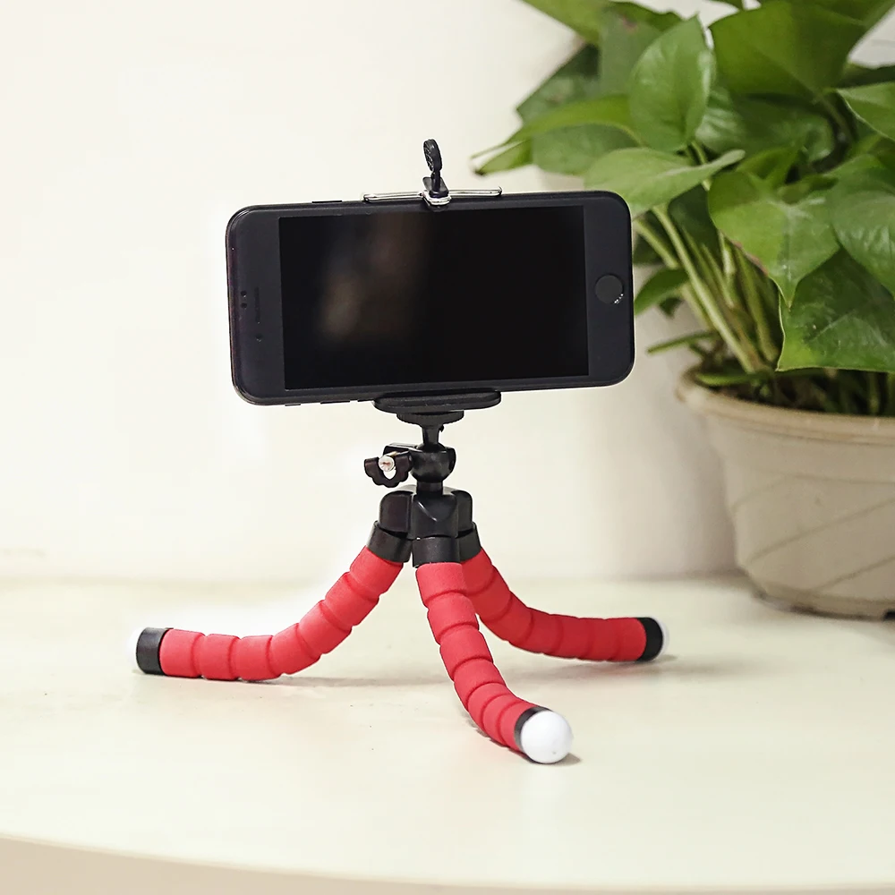 Mobile Cell Phone Holder Flexible Octopus Tripod Stand Sponge Lazy Deformation Remote Controller Bluetooth Photo Accessories