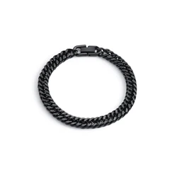Elegant Alloy Magnetic Buckle Bracelet with Braided Stainless Steel and Fish Scale Design - 21cm (SZHS21cm)