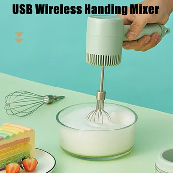 Automatic Egg Beater Electric Household Baking Cream Beater And Dough Beater Cake Mixer Cream Beater Mini Electric Wireless Hand 1