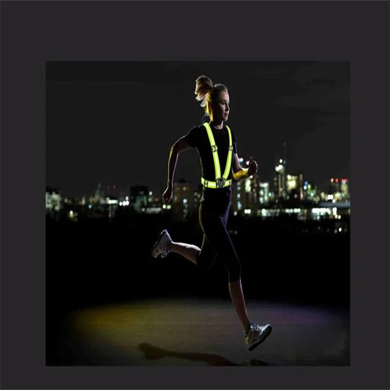 Cycling Reflective Vest High Visibility Safety Vest for Night Riding Running Bicycle Motorcycle Outdoor Sports Elastic Band safety vest reflective safety vest cycling vest
