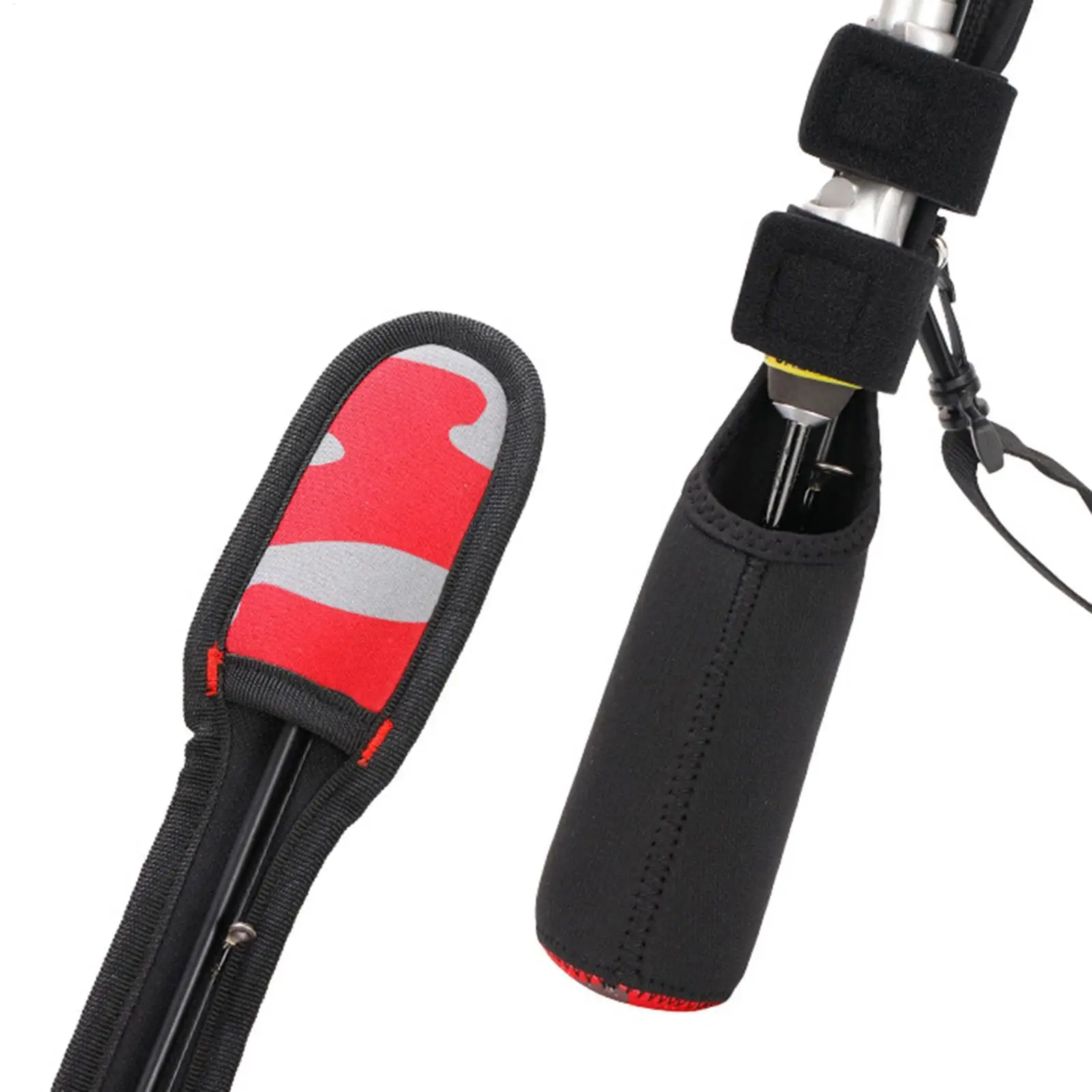 Fishing Rod Holder Strap Fishing Rod Wrap Pole Belts Sling Shoulder Belt Adjustable Wear Resistant Portable Rod Sling Band