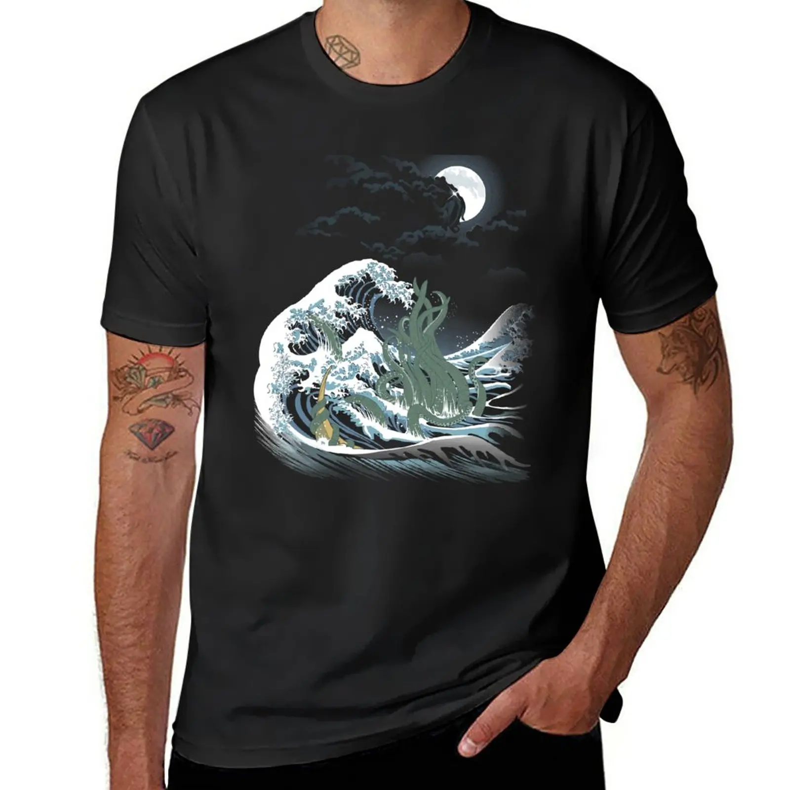 

The Wave OffR'lyeh T-Shirt hippie clothes summer clothes mens graphic t-shirts big and tall