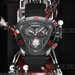 Newest LIGE Sport Men Watch Top Brand Creative Chronograph Silicone Strap Date Luminous Waterproof Big Men Watches Male Clock