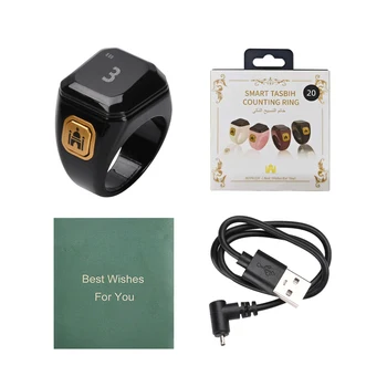Contatore Digitale Portatile Smart APP a Forma di Anello con Display, Anello Contatore Bluetooth con Promemoria a Vibrazione e Tempo, Contatore Indossabile