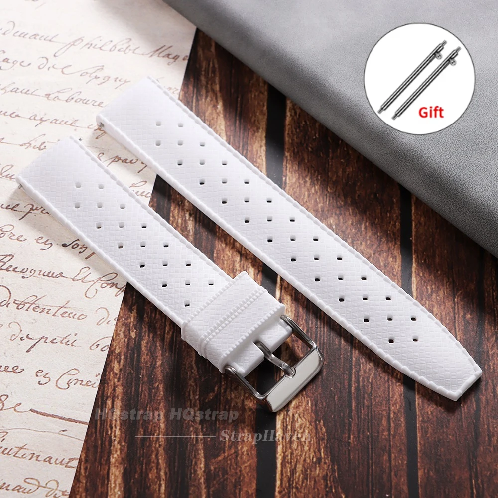 Breathable Premium Silicone Waterproof Watch Strap - Soft Wrist Band Accessories