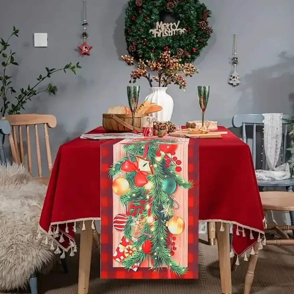 Polyester Christmas Table Runner for Home Decor