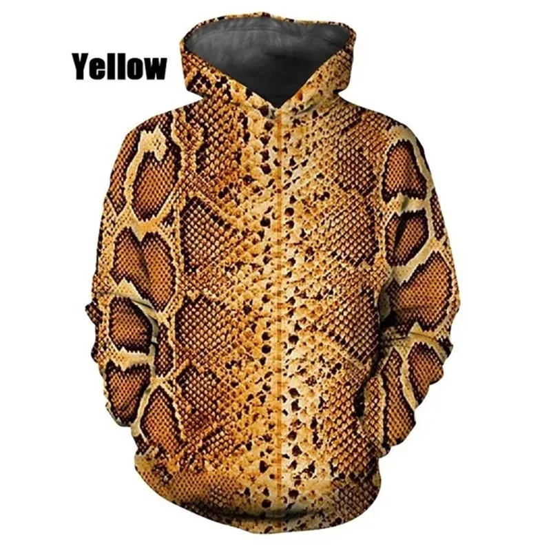thumbnail image 1 of Sudadera con capucha para hombre con estampado 3D de piel de serpiente, sudaderas para hombre y mujer, sudaderas informales de talla grande con estampado, sudaderas con capucha, camisetas de calle, 1 of 4