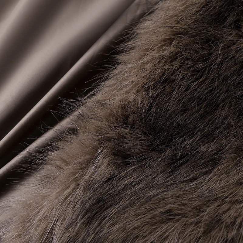 Chic Brand Icon Fashion Kendall Jenner Brown Gradient Faux Fur Jacket Women Winter New Luxury Cropped Fox Fur Coat