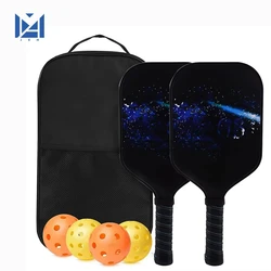 Enhanced Pickleball Paddle Set - Premium Lightweight Racquets for Multi - Environment Play (PURPLE)