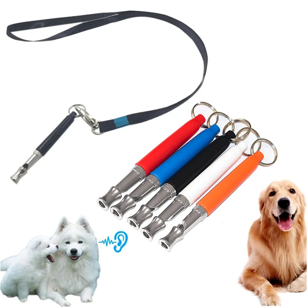 Pet Training Whistle Outdoor Dog Repeller Ultrasonic Dog Whistle Anti Bark Trainings Flute Obedience Tools Puppy Accessories