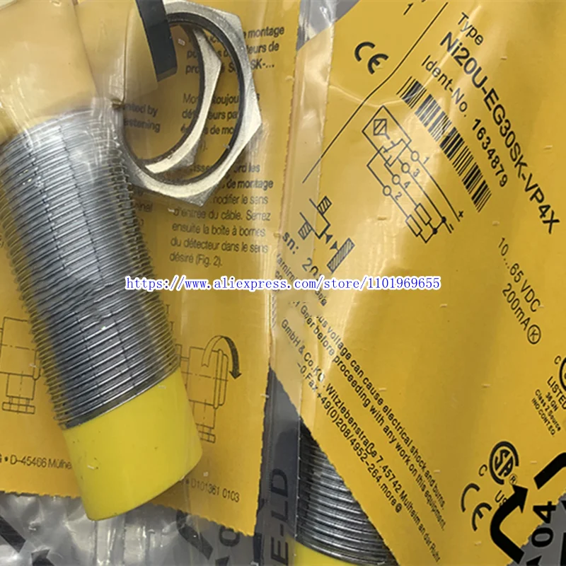 

2PCS New proximity sensor NI20-G30-ADZ30X2 NI20U-G30-ADZ30X2-B3131 NI20U-EG30SK-VP4X NI20U-EG30SK-VN4X