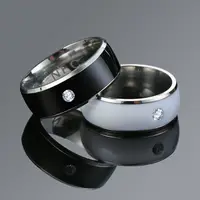 NFC Smart Finger Ring Fashion Rhinestone Rings Intelligent Wear Connect Android Phone Equipment Waterproof Rings - Image 4
