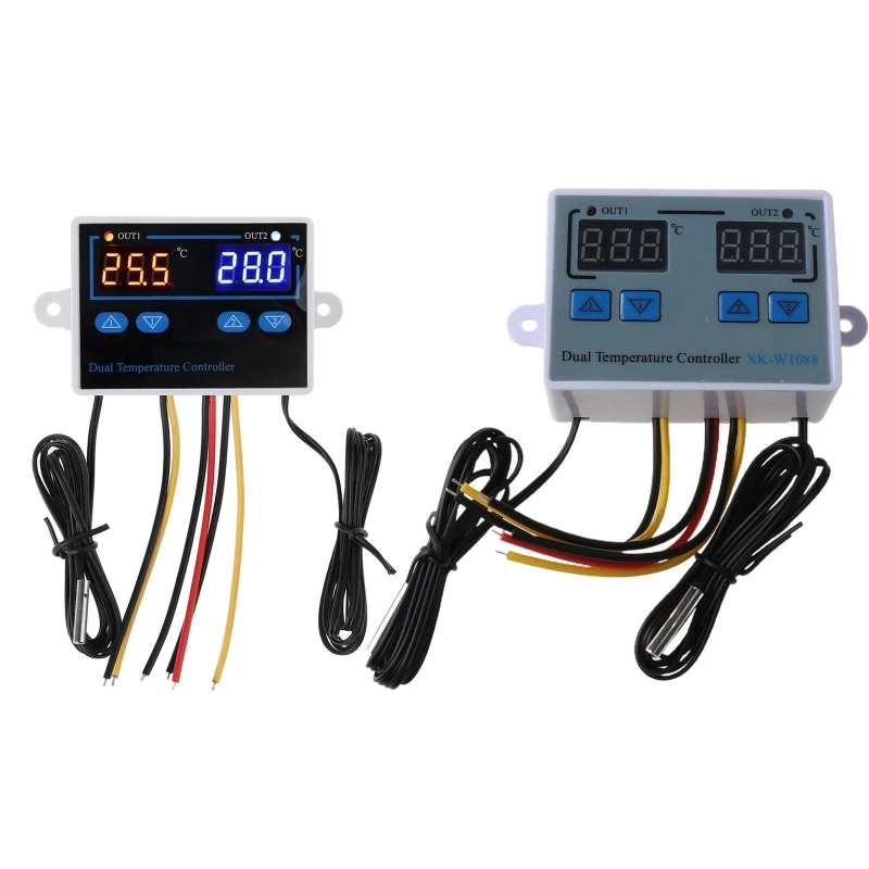 

Digital LED Temperature Controller for Industrial Equipment Aquarium/Freezer/Refrigerator/Fridge Easy to Operate Dropship