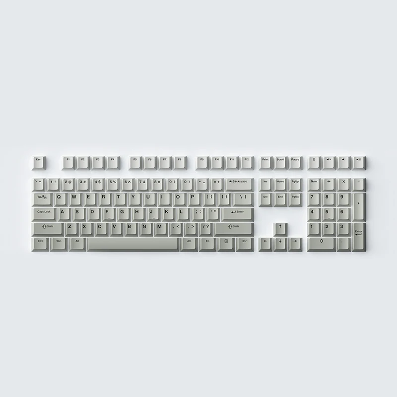 Akko Quente Frio Cinza Conjunto 132-chave Cereja Perfil Keycaps Conjunto Pbt Double-shot Full Keycaps Conjunto para Teclado Mecânico mx - Imagem 6
