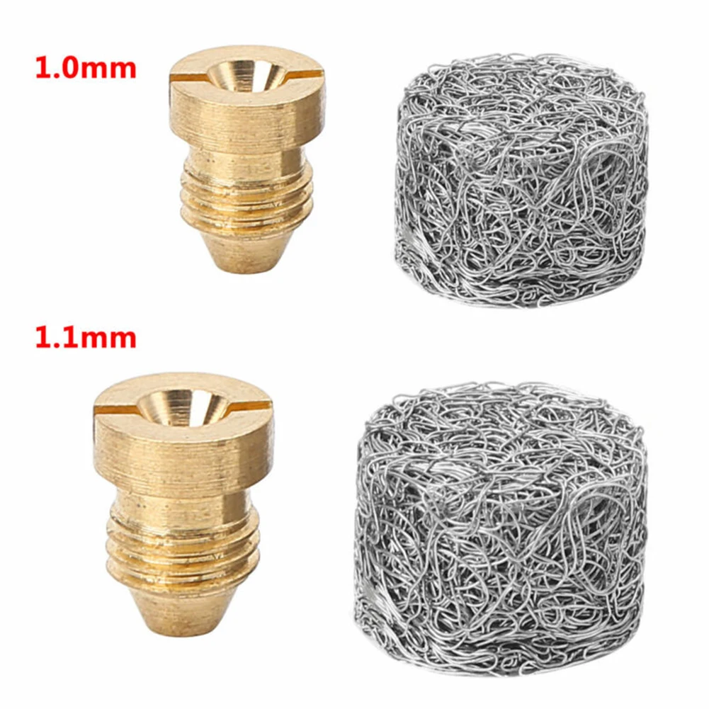 1.0/1.1mm Universal Brass Thread Snow Foam Orifice Nozzle Tips Foam Maker Orifice Nozzle Tips Snow Lance Garden Supply snow foam orifice nozzle tips