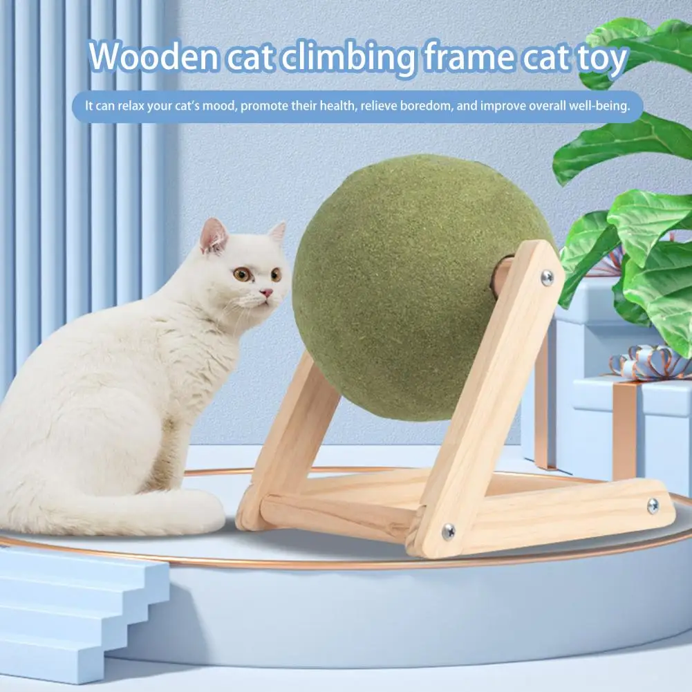 Rilassante Catnip Ball Giocattolo Per Gatti Resistente Ai Morsi Catnip Ball Toy For Catnip Ball Roller Resistente Ai Morsi Giocattolo Da Pavimento Sic