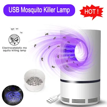 Led Night Light Electronic Light Bulb Lamp For Home Backyard Bugs Killers Lamp Indoor Mosquitoes Lamp Bugs Fly Trap Smart Home