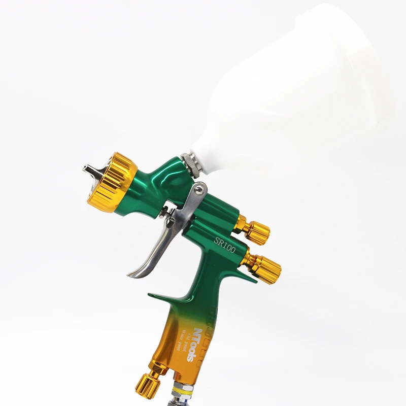 HVLP 스프레이 건 Ntools 자동차 페인트 스프레이 건 1.3 또는 1.4mm ..