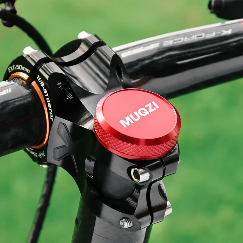 MUQZI For AirTag Bike Mount Headset Top Cap GPS Tracker Anti-Theft for Air Tag Bicycle Hidden Mount Waterproof Holder Stem Cap bike stem cap bicycle head cap bike mount