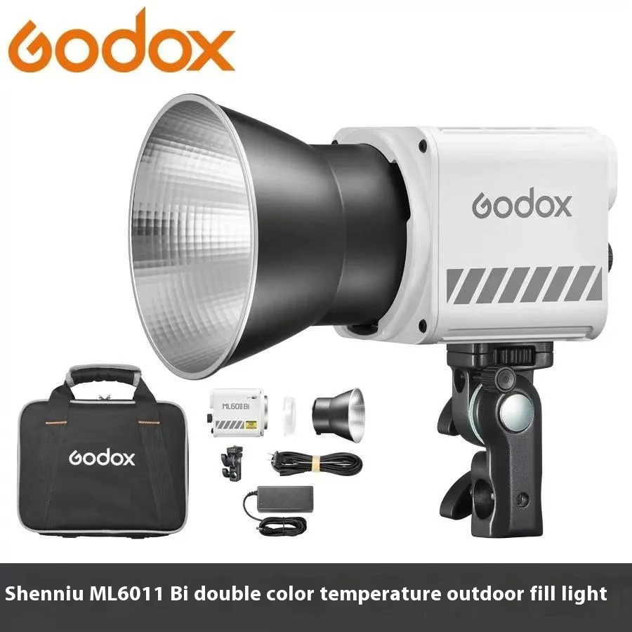Godox ML60II BI 2800K -6500K LED Video Light Silent Mode Portable Brightness Adjustment Support Li-ion Outdoor LED Upgraded Lamp 4