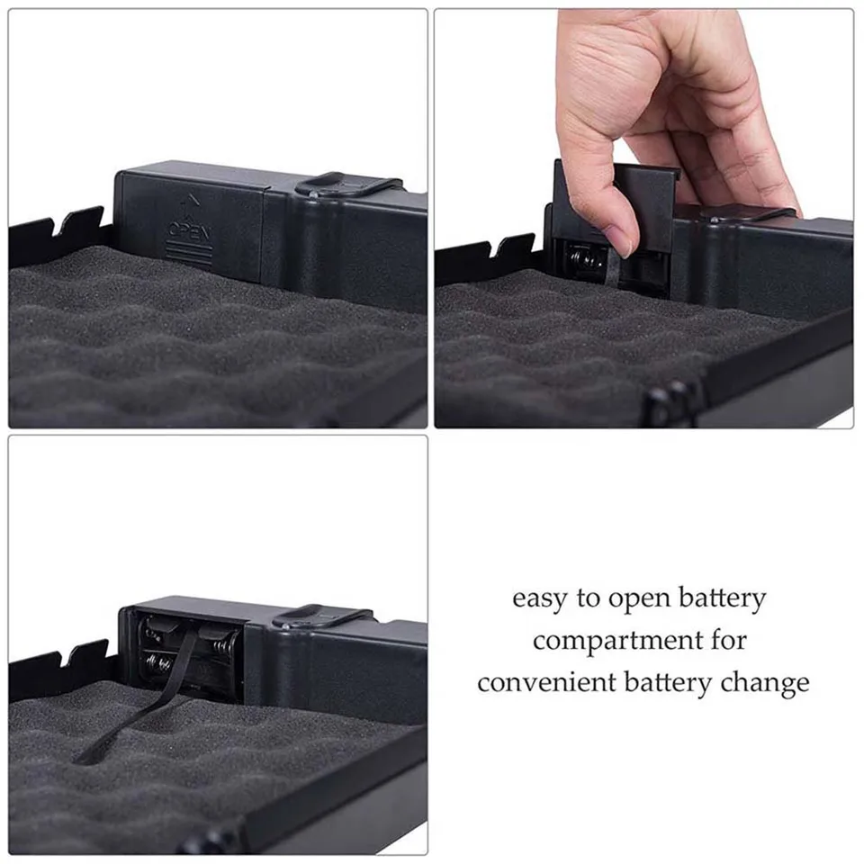 Handgun Pistol Safe with Fingerprint Electronic Security