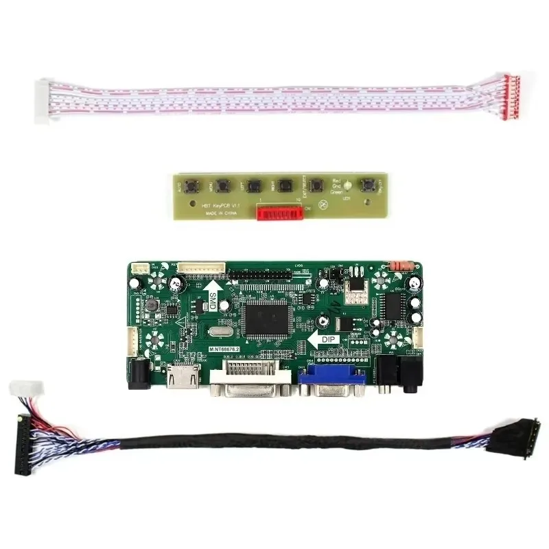 LM215WF3(SL)(N1) LM215WF3-SLN1 HDMI+DVI+VGA LCD LED 스크린 컨트롤러 보드 드라이버용 M.NT68676 제어 보드 모니터 키트