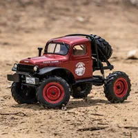 Fms 1:24 Power Wagon Fcx24 Rc Crawler Model Buggy Car 4wd Vehicle Truck For Sandland Desert Dirt Road For Men Boys Toys Gift 2
