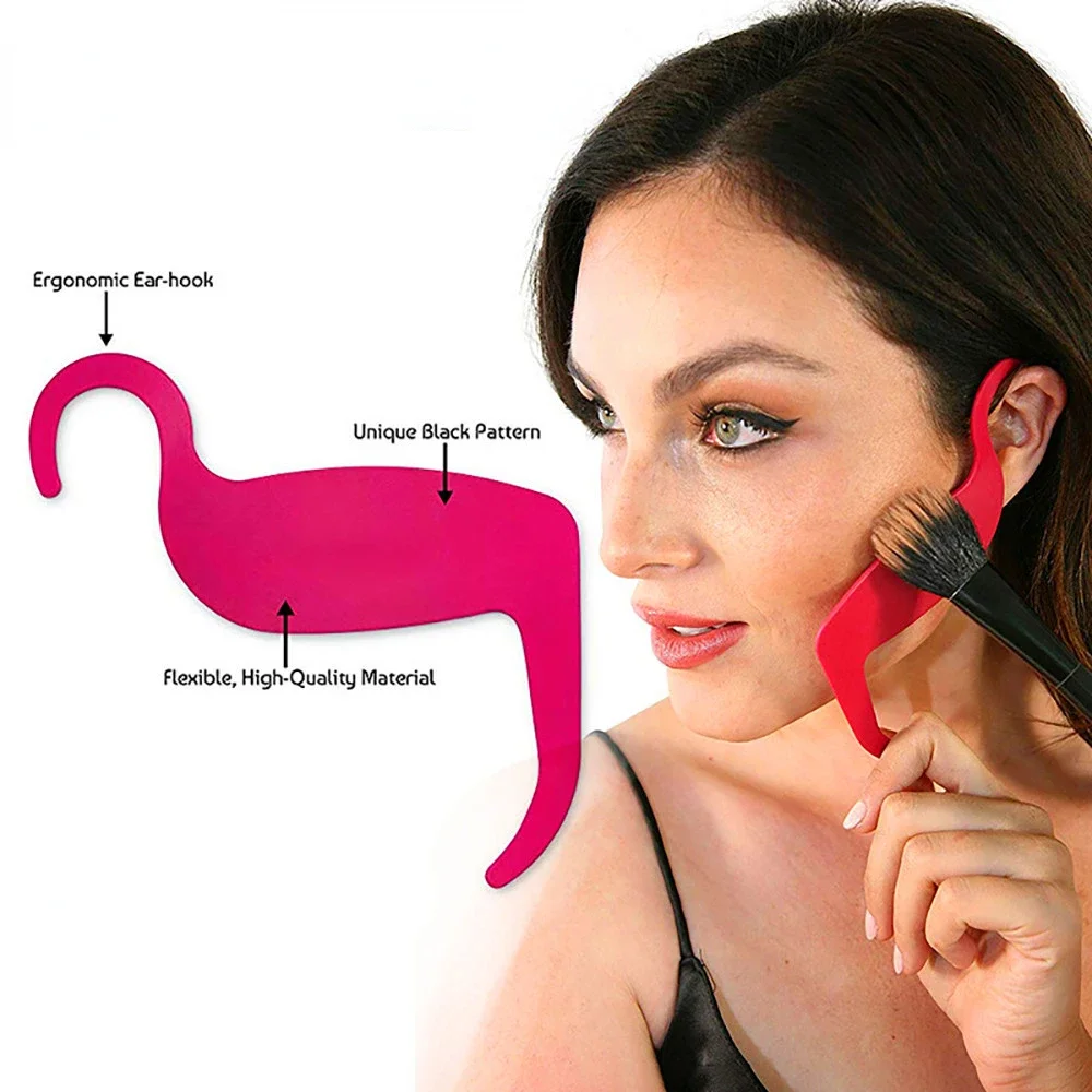 Perfect Contour Curve Stencil Eyebrow Shaper Makeup Tools Eyeliner Cards Face Cheek Nose Makeup Model Beauty Make Up Accessories eyeliner stencil tool makeup tools eyebrow stencil tool eye makeup tools