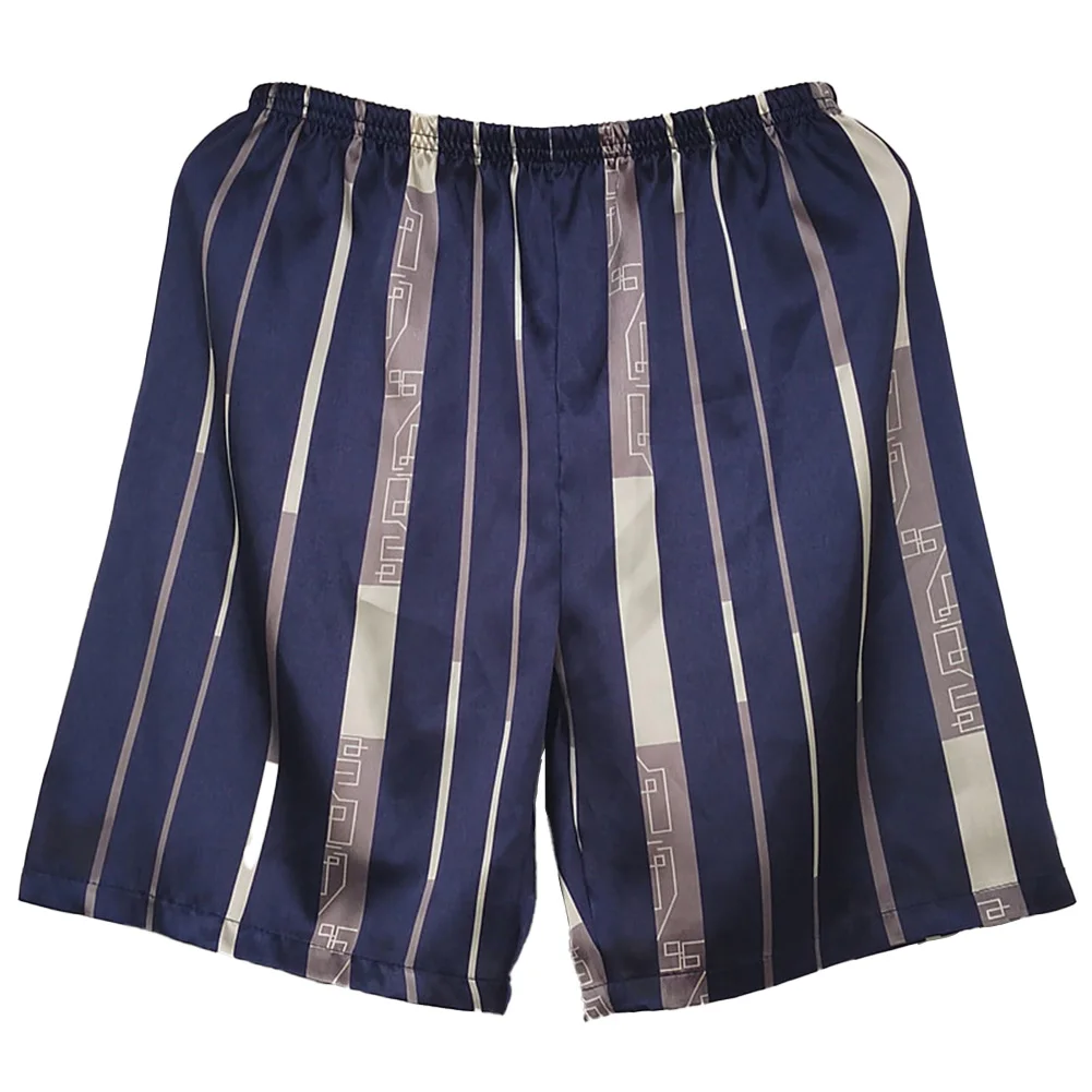

Sexy Men Boxers Large Size Loose Nightwear Lenthen Silky Underwear Lounge Gym Sports Comfortable Underpants Casual Homewear