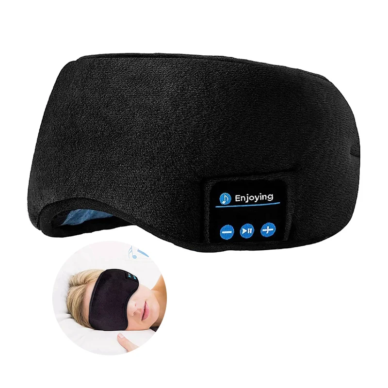 Écouteurs Bluetooth 3D pour dormir sur le côté, bandeau doux et élastique,  confortable, sans fil, lavable, casque de musique - AliExpress