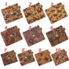 Cork Card Bag Women's Card Bag Silicone Beaded Wrist Strap Keychain Printed Coin Purse Pendant Keychain 3