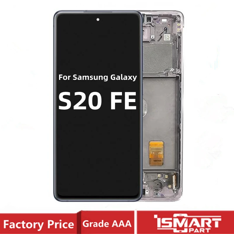 

AMOLED For Samsung Galaxy S20 FE LCD Display S20 Lite LCD G780F G781F Touch Screen Digitizer For S20 FE 5G Lcd Display