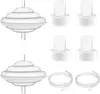 Backflow Protector 2PCS Tubing 2PCS and Duckbill Valves 4PCS Replacement Pump Part Compatible with Spectra S1/S2/9Plus 1