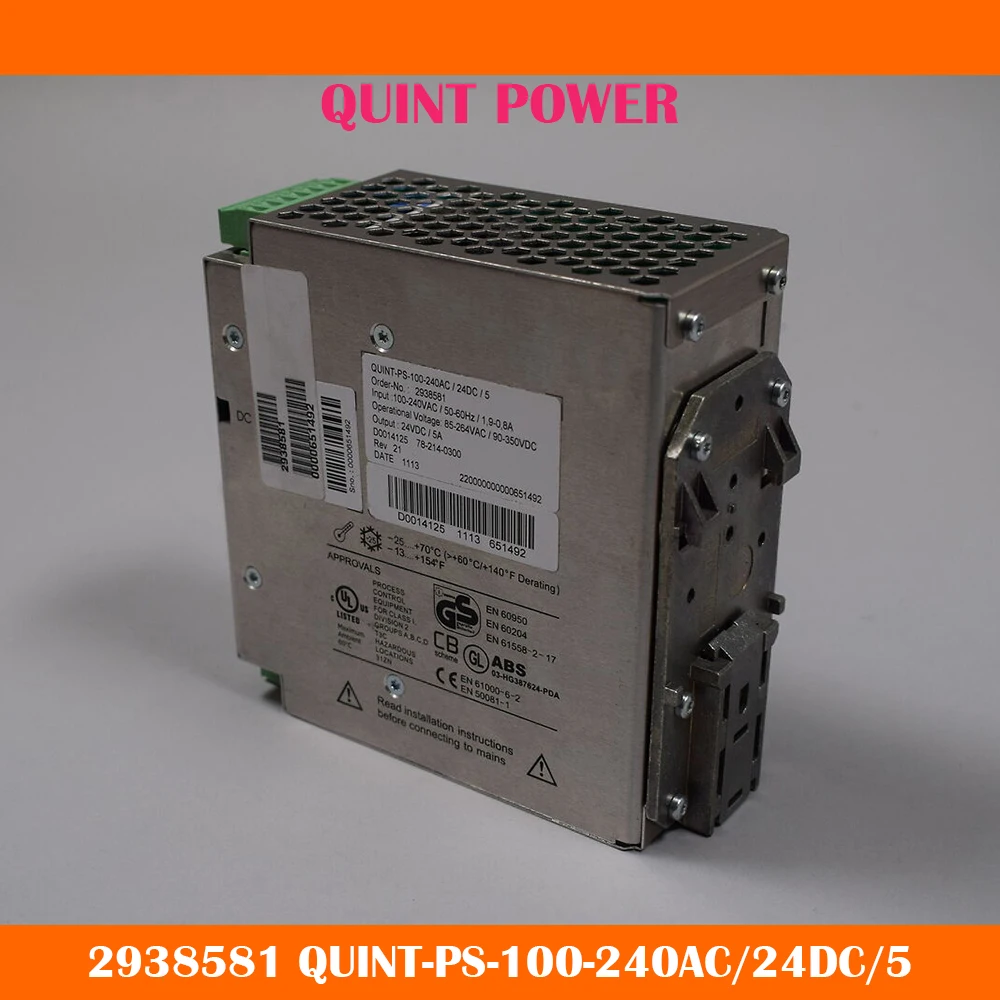 

24VDC/5A импульсный источник питания для Феникса QUINT-PS-100-240AC/24DC/5 quint 2938581