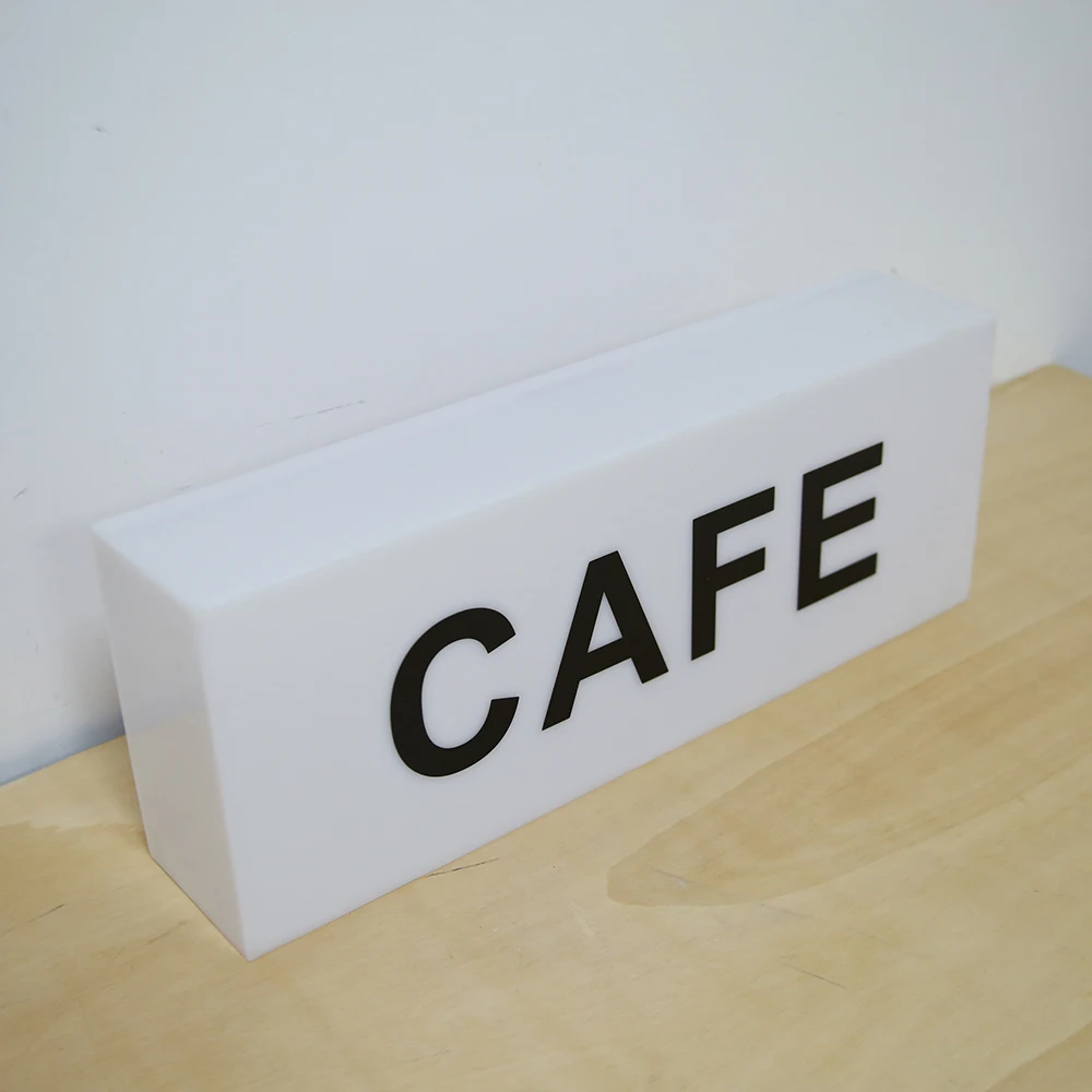 Lightbox Lighting Signs For Food Truck Dining Car Acrylic Signage Shop Sign Single Side Advertising Board Light Box