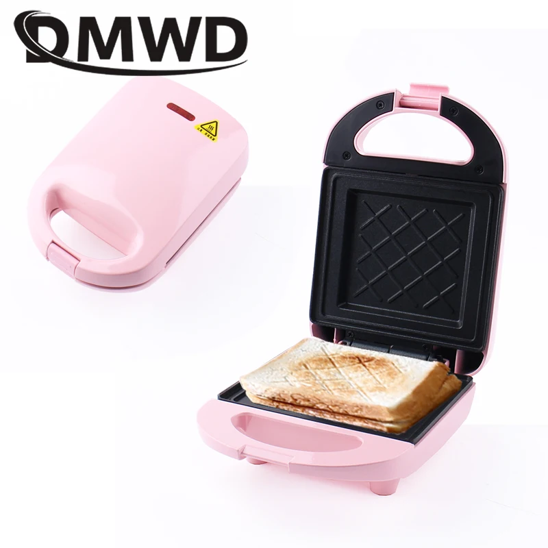 Bread Sandwich Maker Mini Light Food Waffle Muffin Breakfast Machine Egg Omelette Pan Pressure Toaster Grill Panini Oven Heater