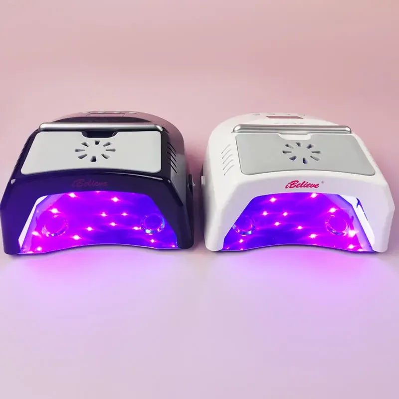 IBELIEVE Dual Light Uv Led Nail Lamp 72w Pro Cure Sun Uv Gel Dryer Wireless  Nail Lamp For Salon Lampe Ultraviolet Led Ongle 6
