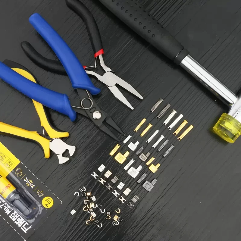 3 5 8 Metal Zipper Latch Slider Retainer Insertion Pin Bottom