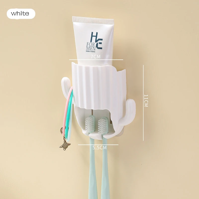 Portaspazzolino a forma di balena, simpatico porta spazzolino da denti per bambini, in silicone antiscivolo, a forma di animale, organizer creativo