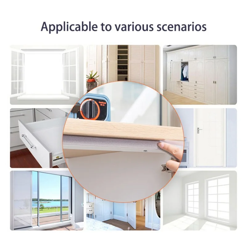 Air Conditioner Insulation Foam Tape Sponge Window Sealing Strips Sound-Proof Weather Stripping Door Seal Gap Blocke door seal strip sealing strip tape window seal strip sealing tape sealing strip door weatherstripping soundproof foam 2 Roll（4M）