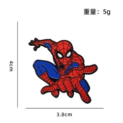 Superhero - Inspired Cartoon Spider - Man Metal Badge Brooch for Backpacks and Clothing (1pcs Badge)
