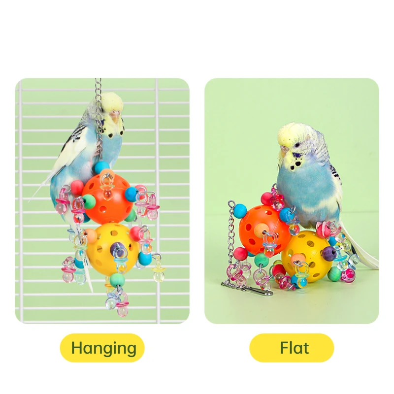 Hanging In-Cage Swing for Parrots & Cockatiels — 1 Pc