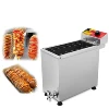 3KW Commercial Automatic Cheese Hot Dog Sticks Fryer Electric Korean Mozzarella Corn Dog Fryer Machine 21L Electric 1