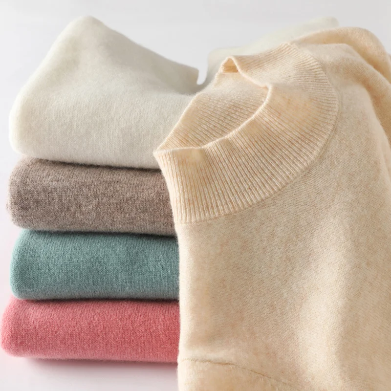

Autumn Sweater Women Knit Pullovers Sweaters Korean Winter Fashion Elastic Solid Loose Bottoming Knitted Top