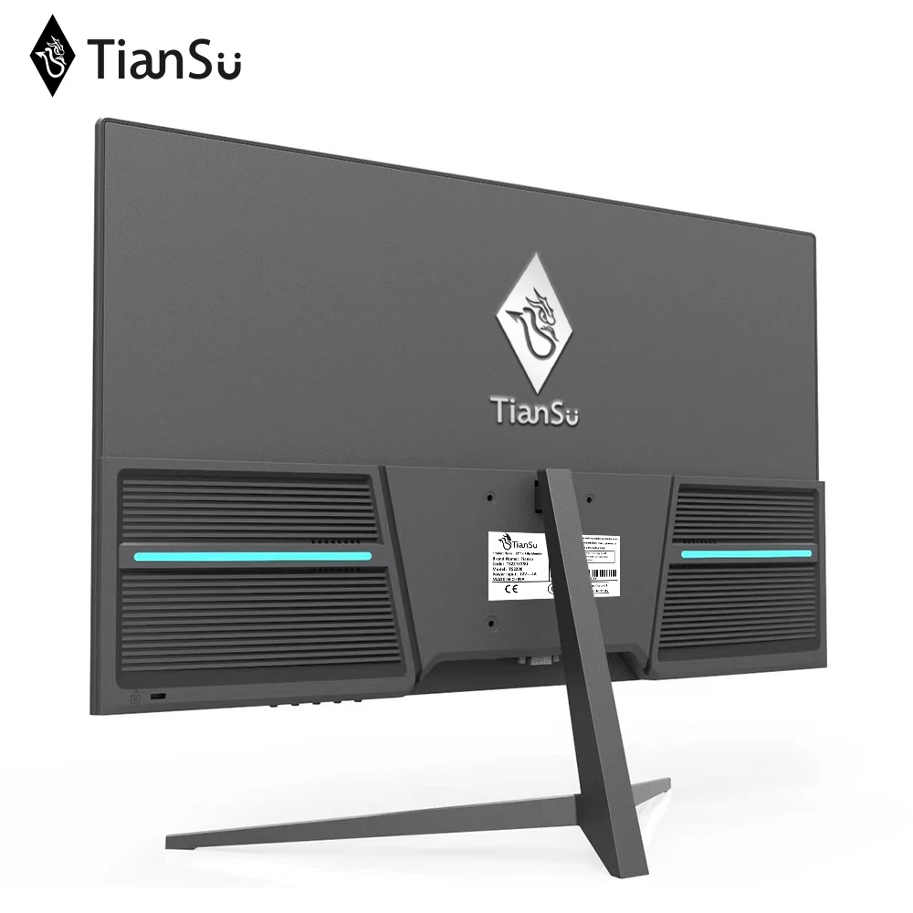 TIANSU ǻ  ȭ PC ũž IPS FHD 1080P 144hz ÷ LCD , PC ̸ 1ms HDMI DP VGA 1MS 16:9, 165hz 24 ġ
