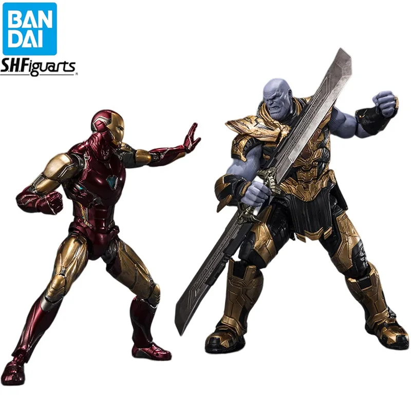 

In Stock Original BANDAI SPIRITS S.H.Figuarts SHF Iron Man Mark 85 Thanos FIVE YEARS LATER 2023 EDITION Action Figure Toys Gifts