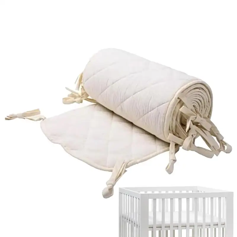 

Детский дышащий бампер для детской кроватки, безопасный бампер для детской кроватки, защита головы от падения