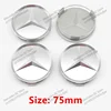 4PCS 75mm 60mm Car Wheel Center Hub Caps Cover for Mercedes Benz AMG B/C/E/S Class A Class GLC GLK CLA W204 W203W205 Accessories