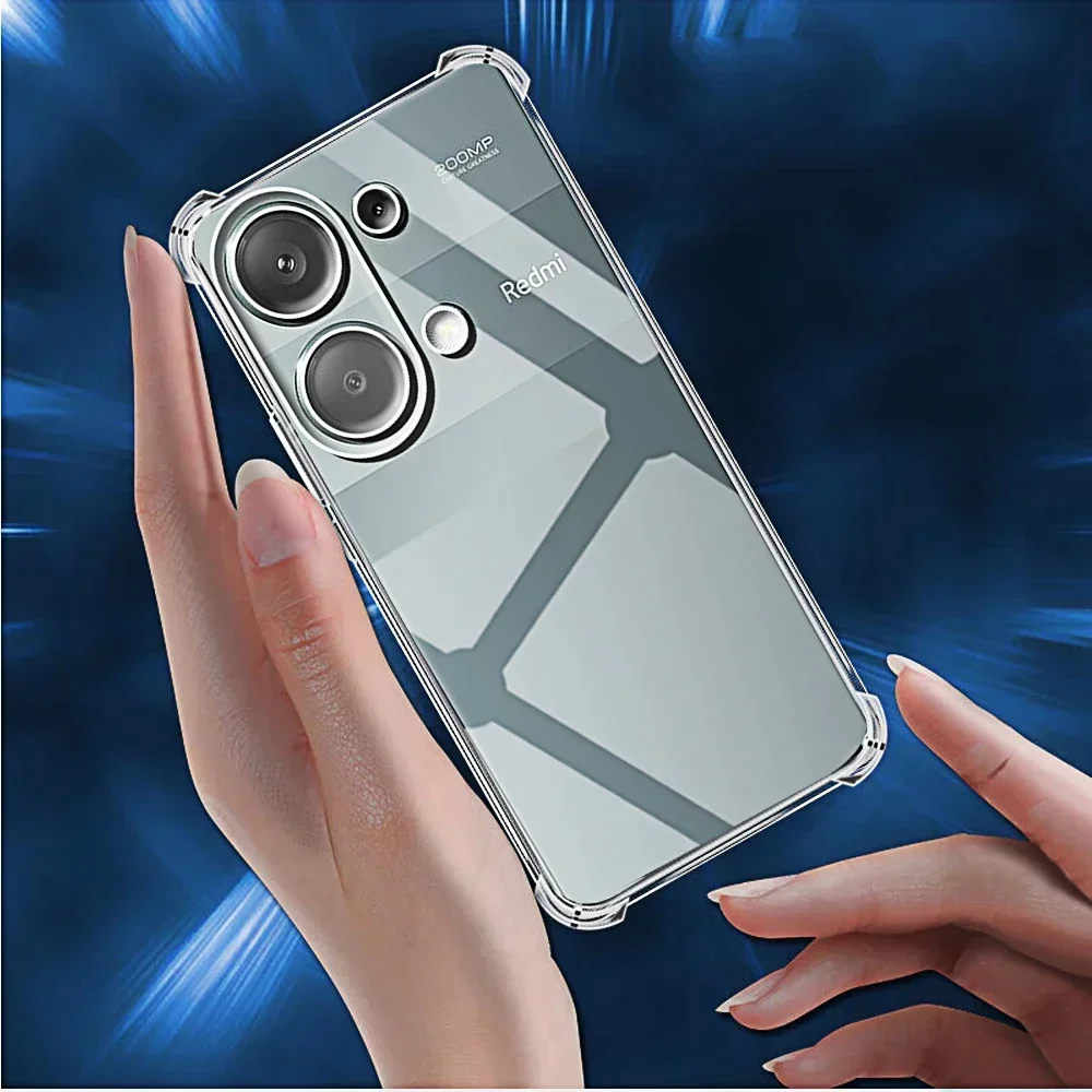 Shockproof Clear Silicone Soft Phone Case