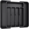 Silverware Drawer Organizer, Expandable BPA Free Utensil Tray for Kitchen, Adjustable Flatware and Cutlery Holder 1